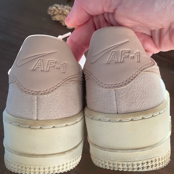 Nike: Light Pink Suede AF-1 - Picture 7 of 7